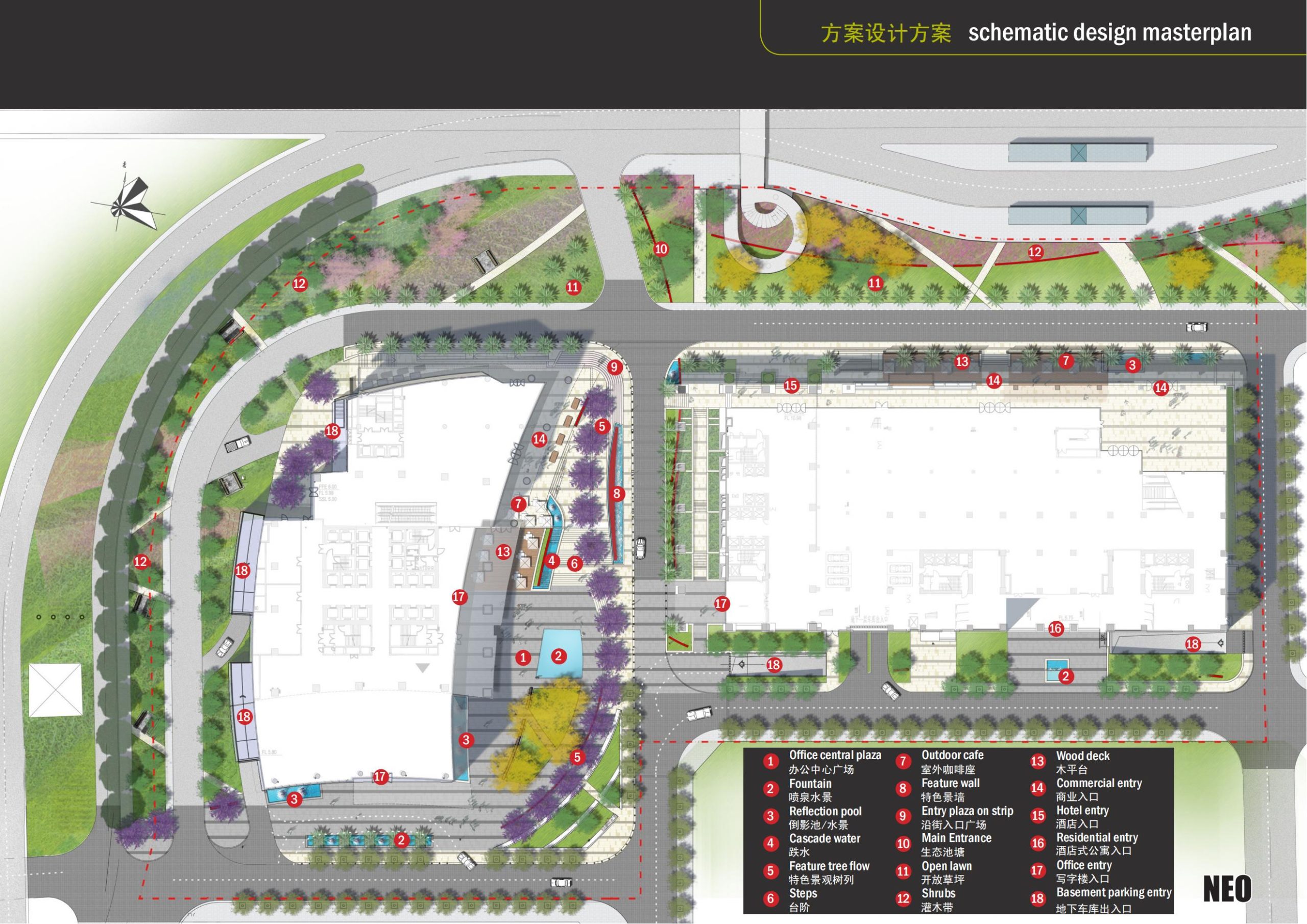 图片[11]-【AECOM】深圳绿景NEO综合项目景观设计 - 由甫网-由甫网