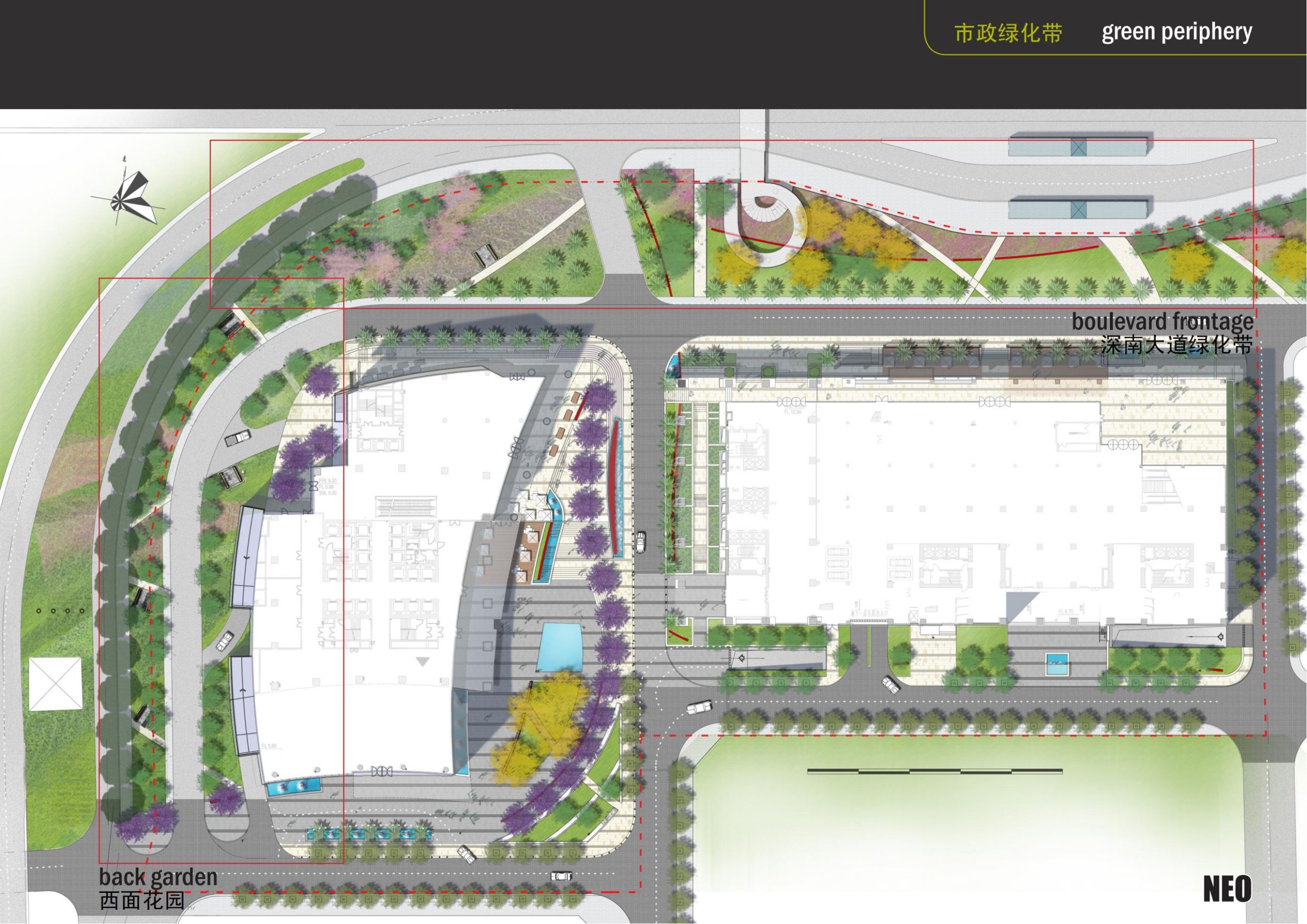 图片[59]-【AECOM】深圳绿景NEO综合项目景观设计 - 由甫网-由甫网