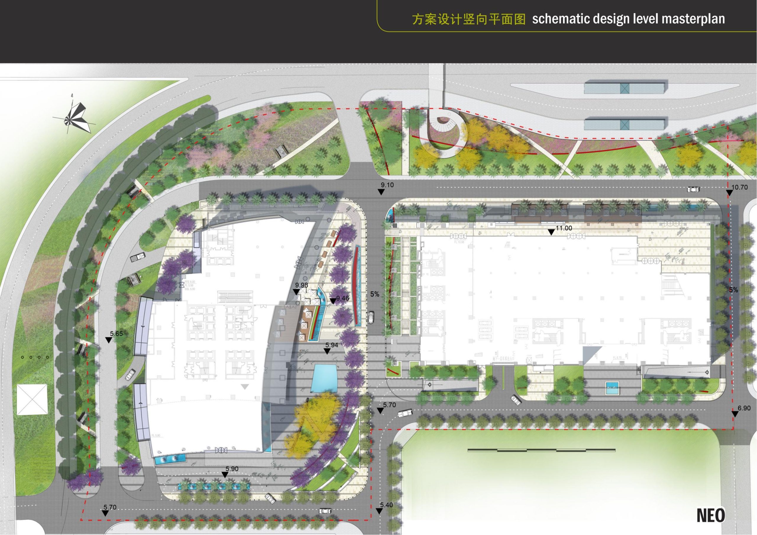 图片[12]-【AECOM】深圳绿景NEO综合项目景观设计 - 由甫网-由甫网