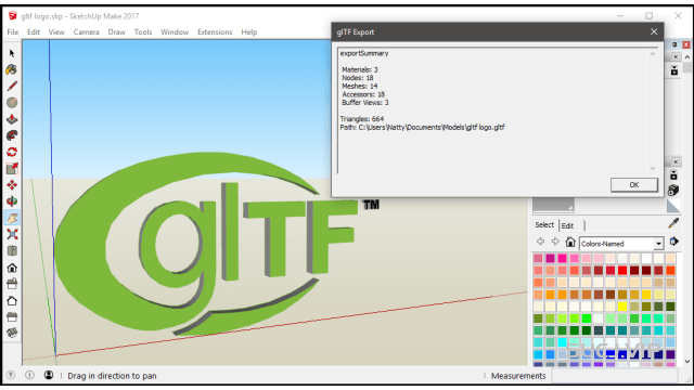 SU导出glTF (glTF Export) - 由甫网-SU交流兴趣星球-软件技能-由甫网