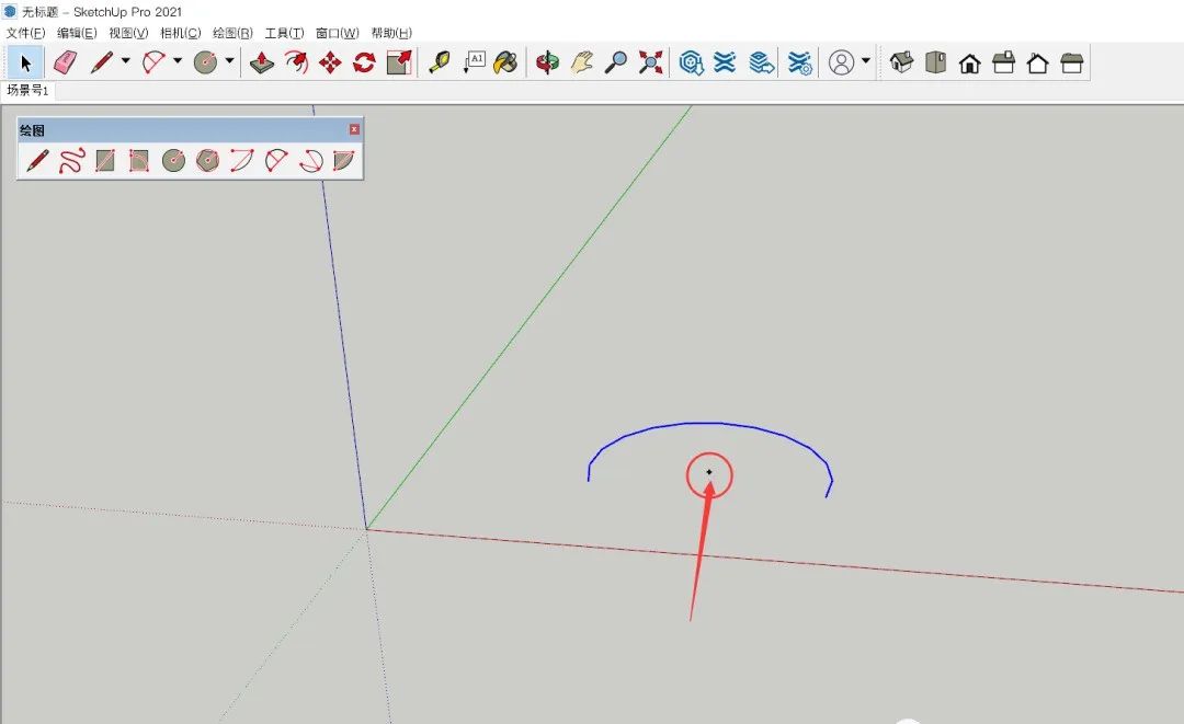 图片[8]-【SketchUp教程】SketchUp 学习第11节：圆弧工具 - 由甫网-由甫网