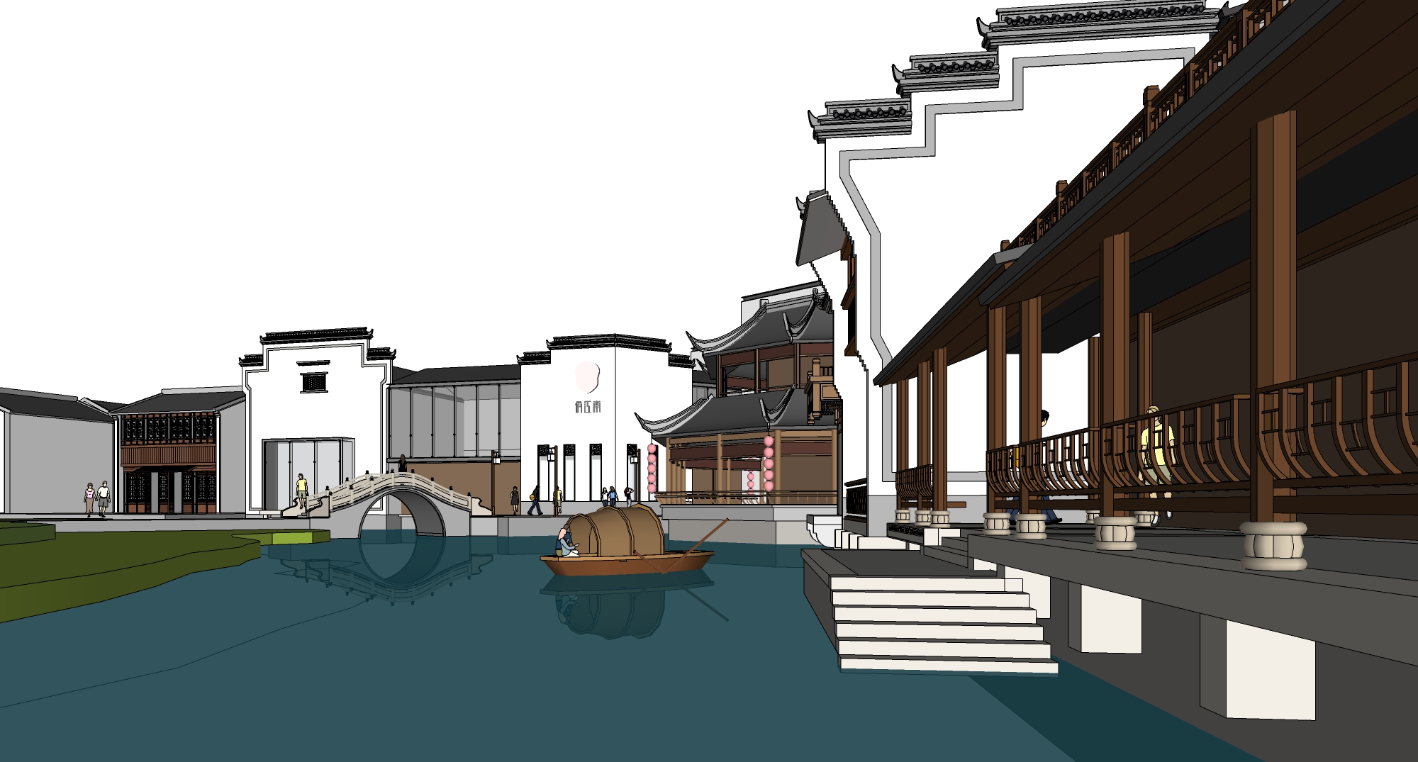 图片[5]-合肥苏街拐巷苏拐文化旅游街区建筑模型设计(中式) - 由甫网-由甫网