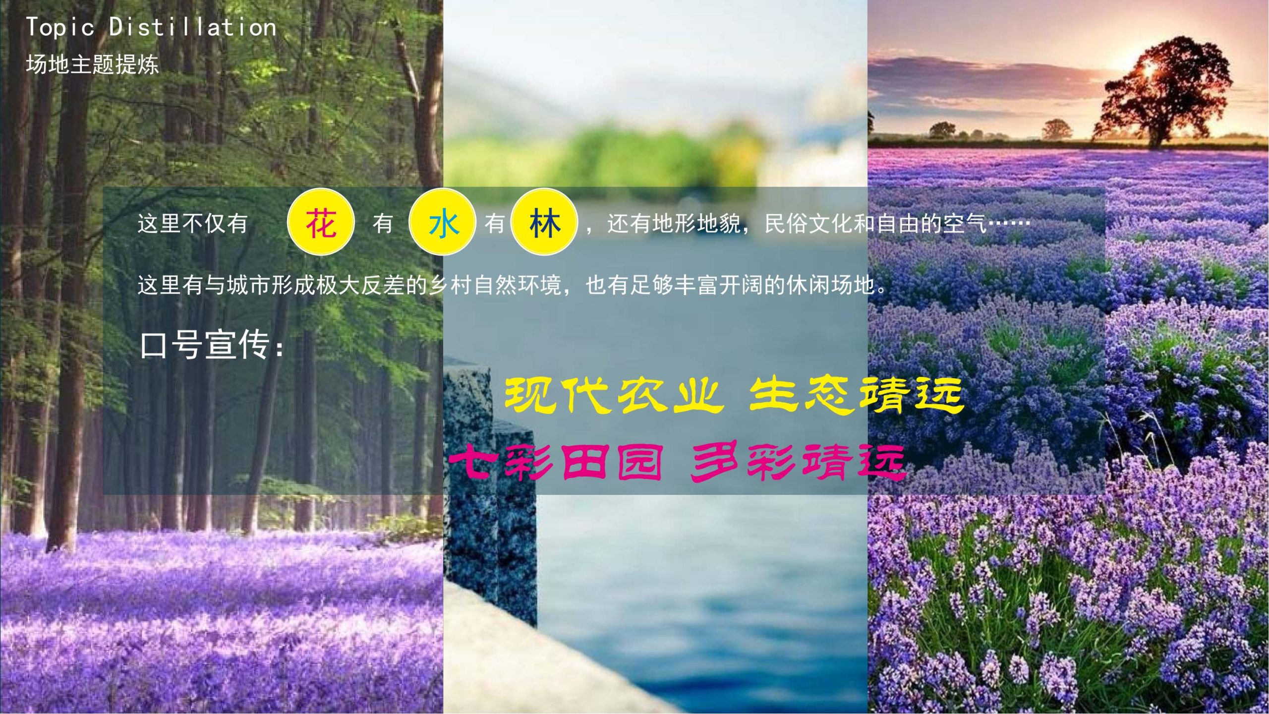 【甘肃】白银市靖远县若笠乡七彩田园乡村综合体景观规划设计方案 - 由甫网-由甫网