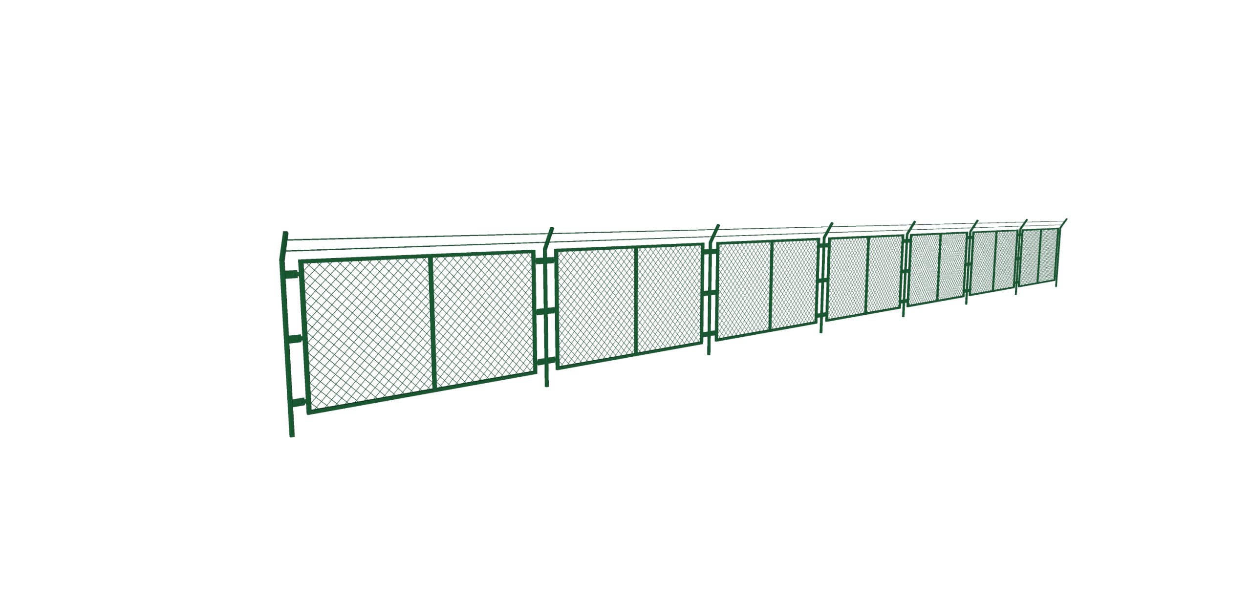 现代围栏护栏_隔离网_围栏_护栏草图大师SU模型-由甫网