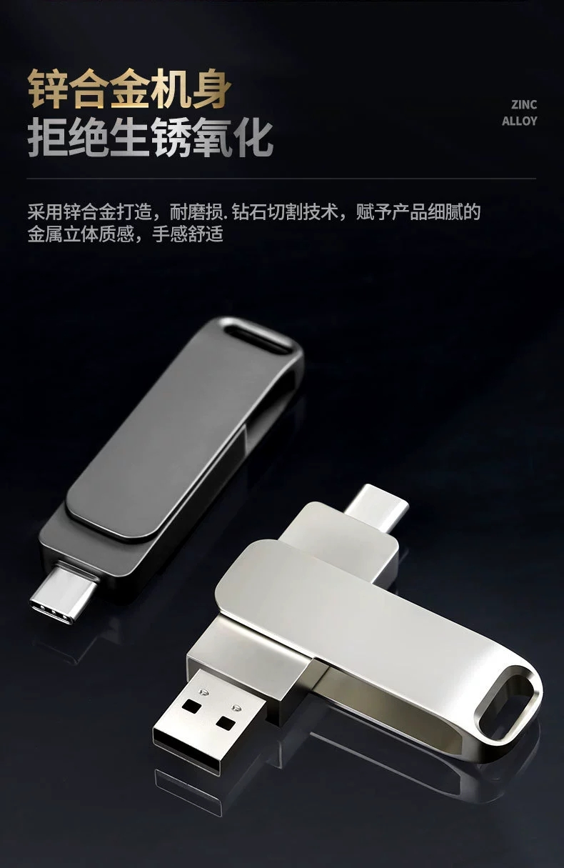 图片[3]-设计师素材U盘手机typec双接口电脑两用优盘双头安卓（苹果勿拍） - 由甫网-由甫网