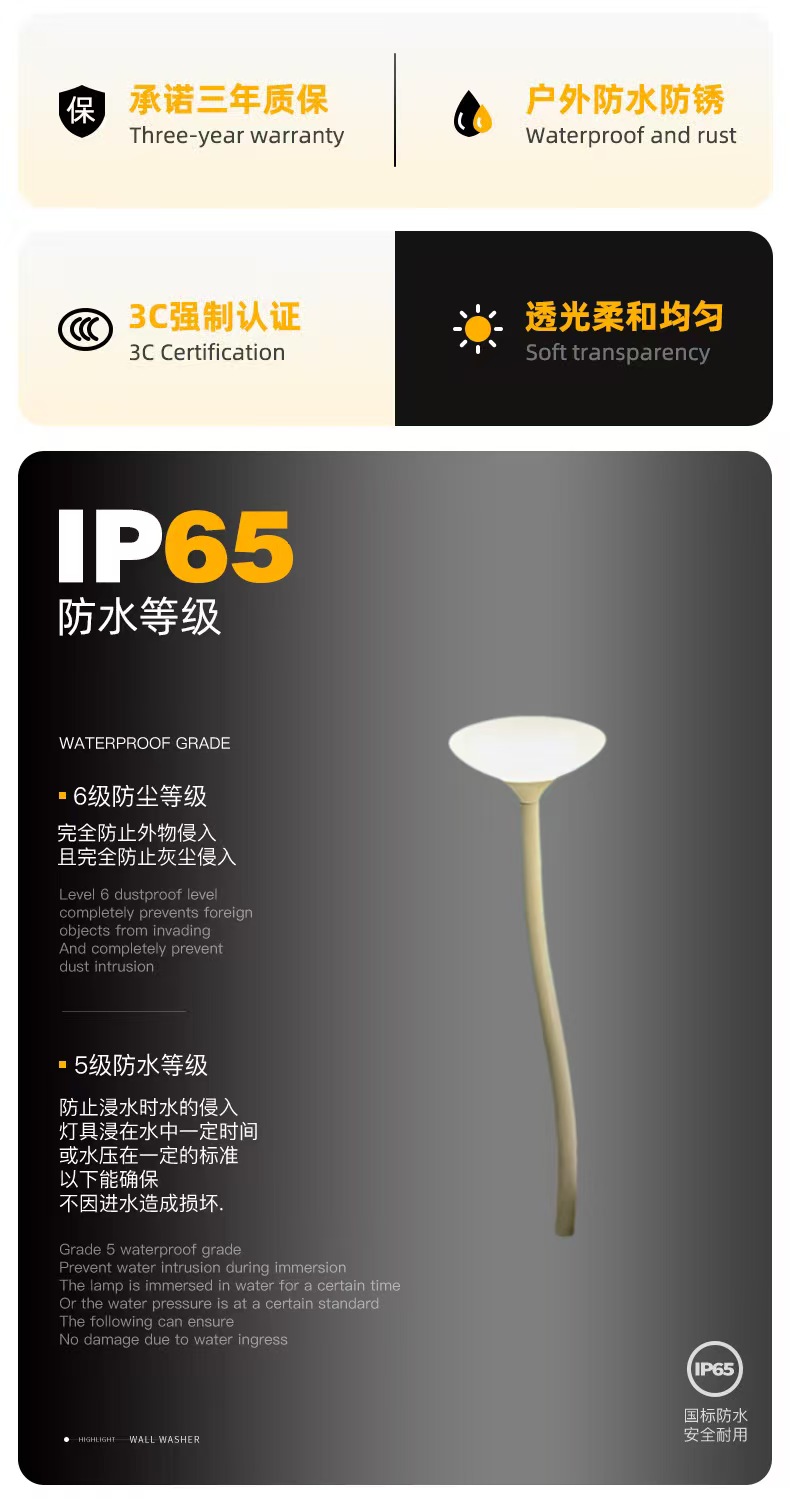 图片[3]-户外防水花园别墅庭院蘑菇灯公园景区亮化装饰景观草坪灯 - 由甫网-由甫网