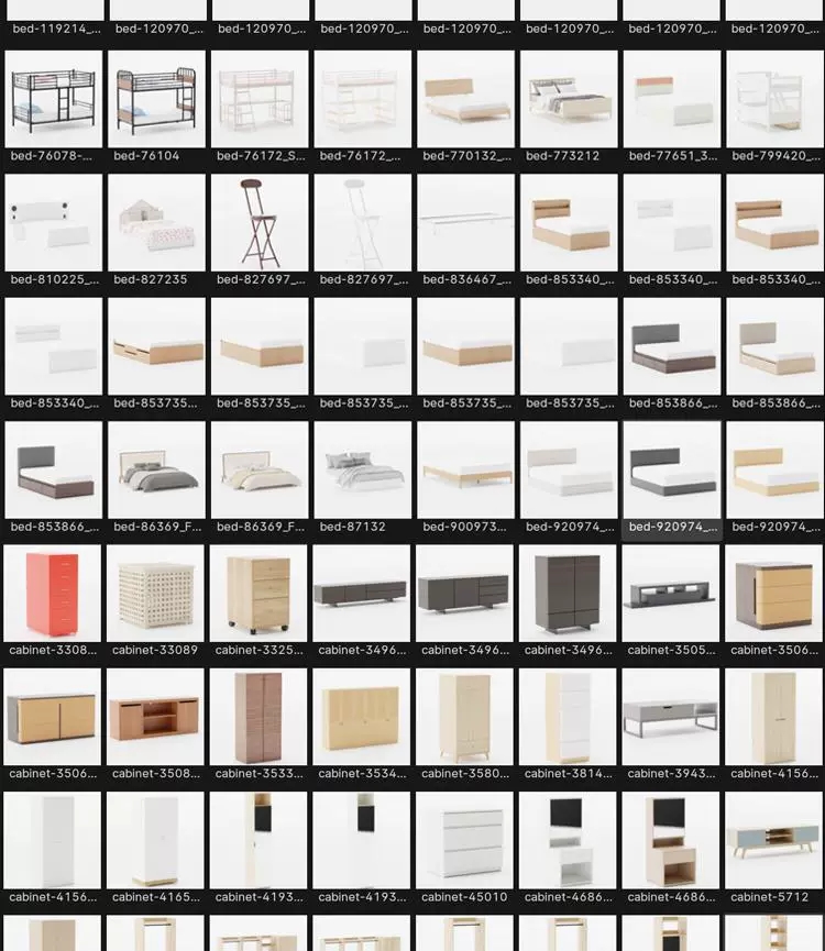 图片[9]-9000+blender家具室内家居用品床沙发桌椅壁画资产预设库模型合集 - 由甫网-由甫网
