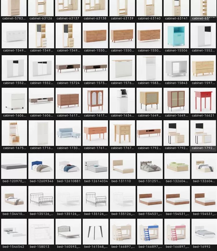 图片[10]-9000+blender家具室内家居用品床沙发桌椅壁画资产预设库模型合集 - 由甫网-由甫网