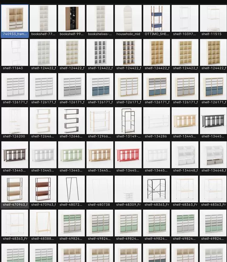 图片[12]-9000+blender家具室内家居用品床沙发桌椅壁画资产预设库模型合集 - 由甫网-由甫网