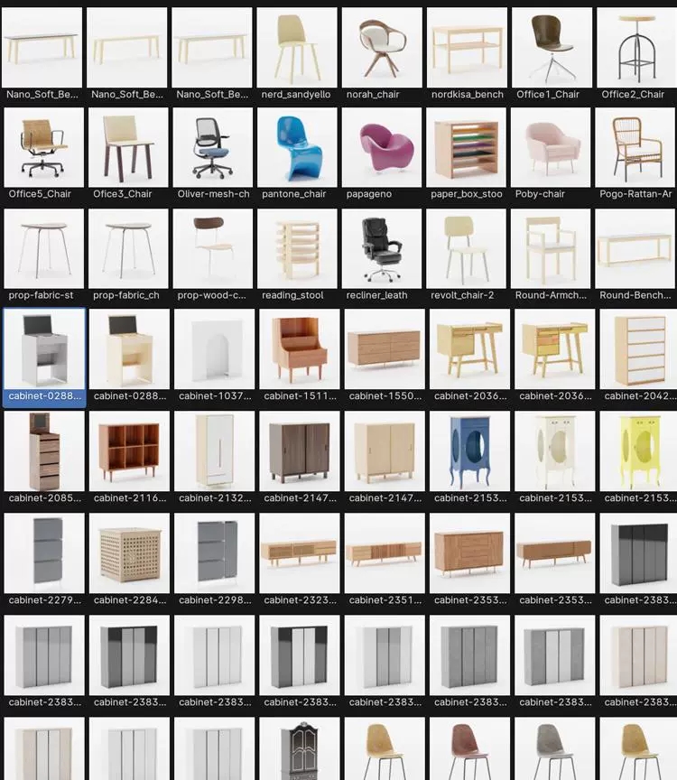 图片[15]-9000+blender家具室内家居用品床沙发桌椅壁画资产预设库模型合集 - 由甫网-由甫网