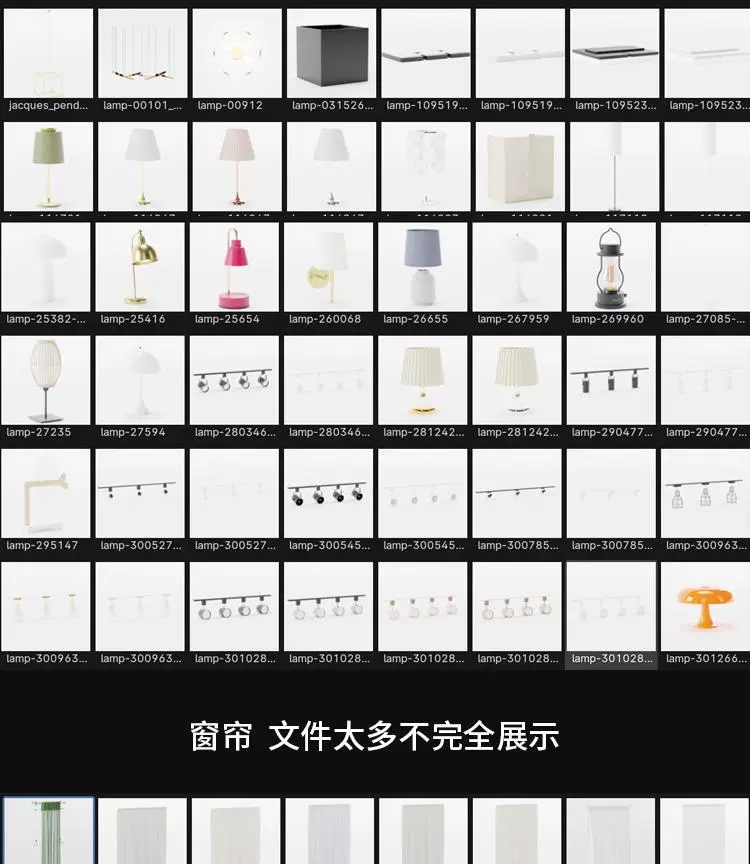 图片[18]-9000+blender家具室内家居用品床沙发桌椅壁画资产预设库模型合集 - 由甫网-由甫网