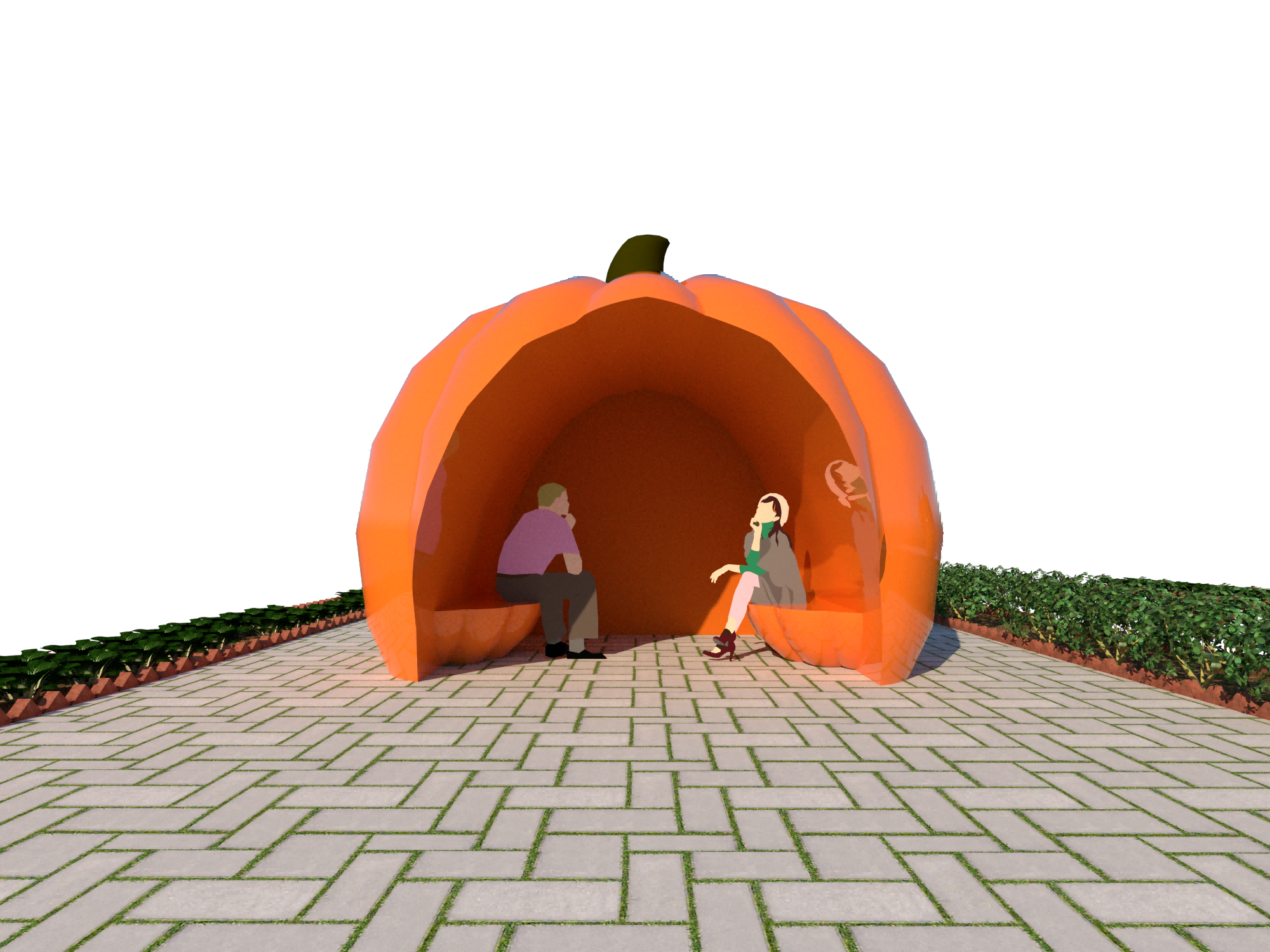 图片[3]-菜地蔬菜休息亭SU - 由甫网-由甫网