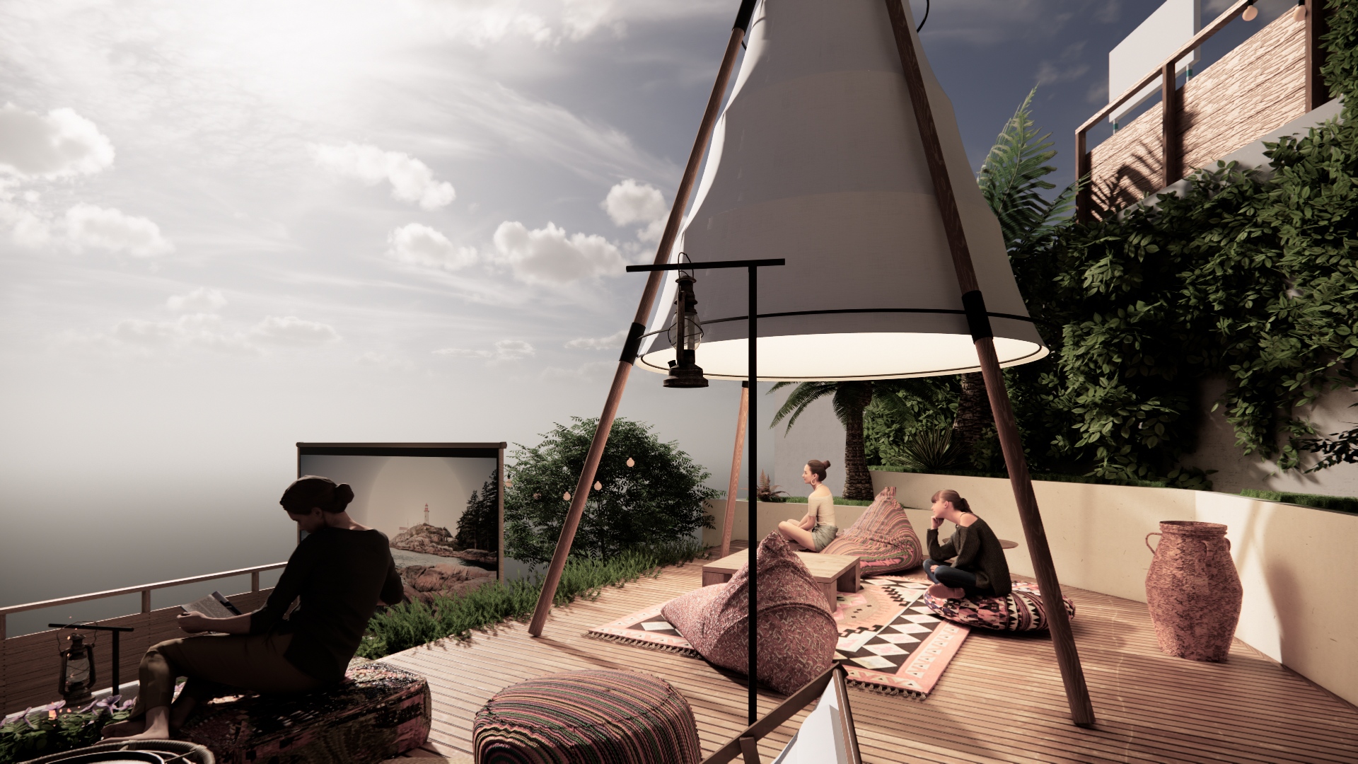 图片[2]-东南亚咖啡厅_户外营地_帐篷_野餐烧烤SU模型 - 由甫网-由甫网